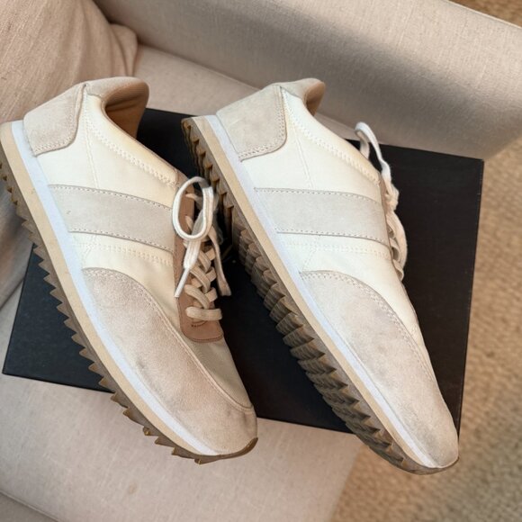 J Crew Sneakers Colorblock Clay/Ivory Size 9 - Picture 4 of 5